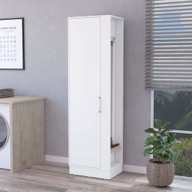 Greenville 2-Door 6-Shelf Tall Storage Cabinet White