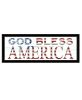 "God Bless America" by Cindy Jacobs, Ready to Hang Framed Print, Black Frame