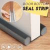 Adjustable Door Bottom Seal Strip Weather Strip Under Door Draft Stopper Thicker Anti-Cold Gap Blocker Sealing Weather Strip