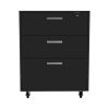 Penny Storage Cabinet, Three Drawers , Four Casters