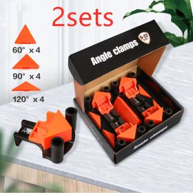 Punch Installer 90 Degree Right Angle Clip Photo Frame Clip Picture Frame Clip (Option: 8pcs set)