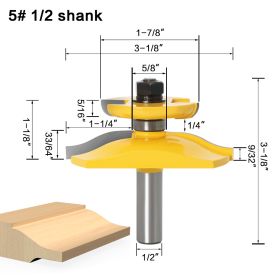 Woodworking cabinet door milling cutter (Option: E)