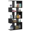 5 Cubes Ladder Shelf Corner Bookshelf Display Rack Bookcase