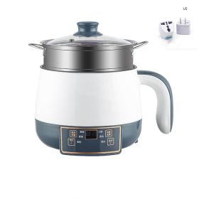 Multifunctional Electric Cooking Pot For Student Dormitories (Option: Single pot and steamer-US)