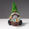 Gnome Night Solar Light Flower Decor Dimming Built-in Photoreceptor System Automatic Garden Decoration Fairy Desk Solar Light