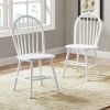 Autumn Lane Windsor Solid Wood Dining Chairs, Set of 2